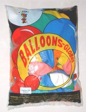 12 inc kaliteli 9 paket ( 900 adet ) renkli balon